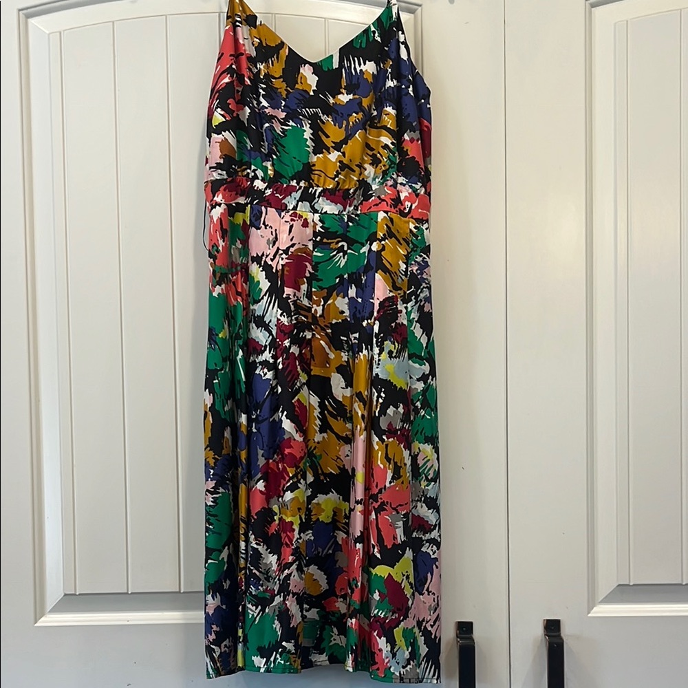 Colorful Abstract JCrew print Dress